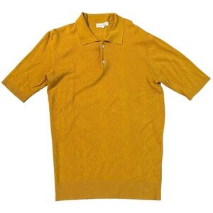 FAR AFIELD Mustard Yellow Collared Shirt Size 1